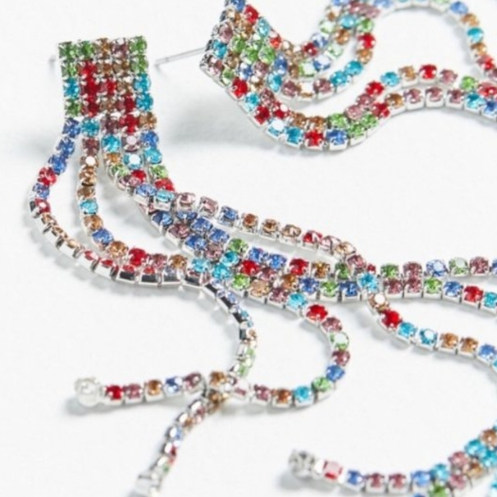 XUrbanxx Outfitters Waterfall Drop Earrings - Picture 3 of 3